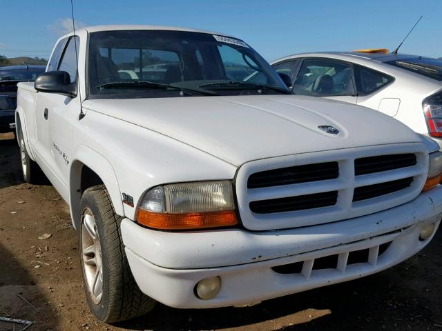 1B7GL22Z6YS617934 - 2000 DODGE DAKOTA WHITE photo 1