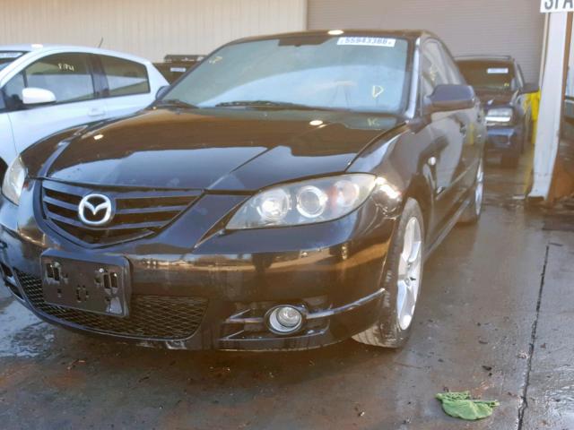 JM1BK323641150593 - 2004 MAZDA 3 S BLACK photo 2