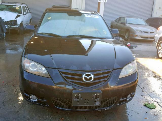 JM1BK323641150593 - 2004 MAZDA 3 S BLACK photo 9