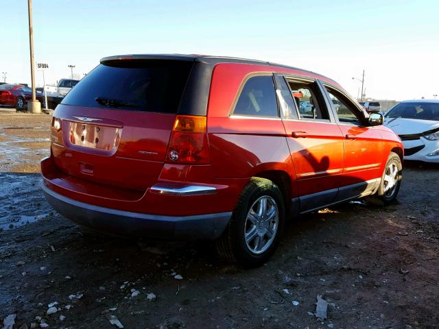 2C4GF684X5R514894 - 2005 CHRYSLER PACIFICA T RED photo 4