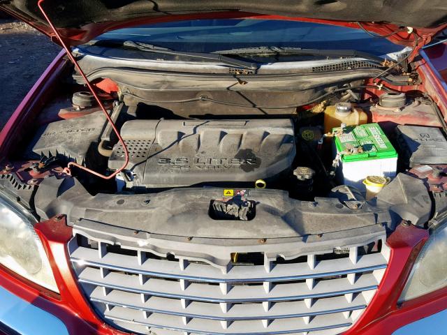 2C4GF684X5R514894 - 2005 CHRYSLER PACIFICA T RED photo 7