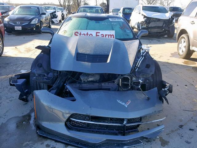 1G1YK2D70G5108088 - 2016 CHEVROLET CORVETTE S GRAY photo 9