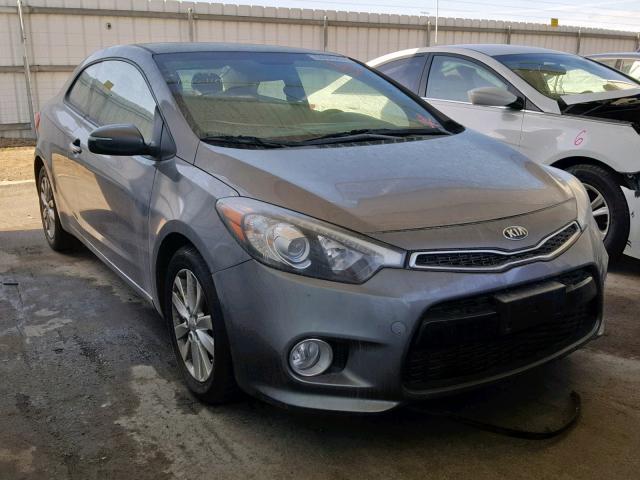 KNAFX6A86F5416480 - 2015 KIA FORTE EX GRAY photo 1