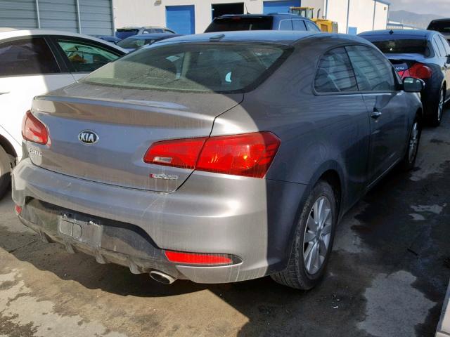 KNAFX6A86F5416480 - 2015 KIA FORTE EX GRAY photo 4