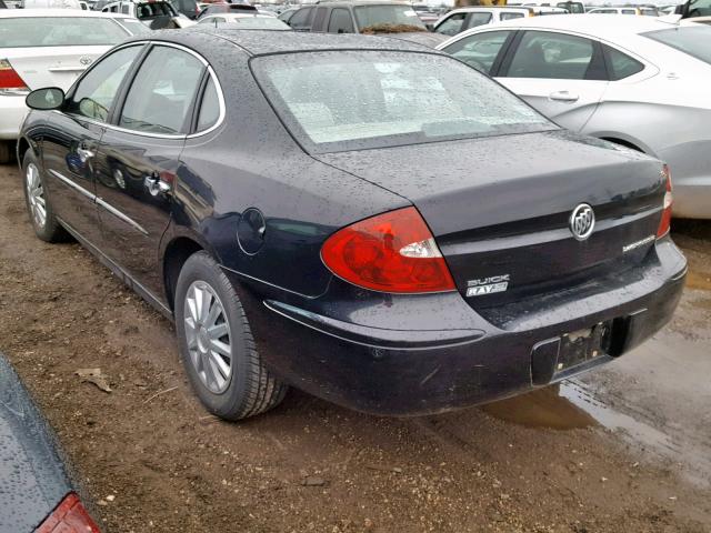 2G4WC532351326572 - 2005 BUICK LACROSSE C BLACK photo 3