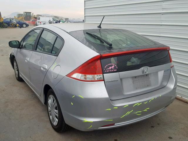 JHMZE2H56AS033139 - 2010 HONDA INSIGHT LX SILVER photo 3