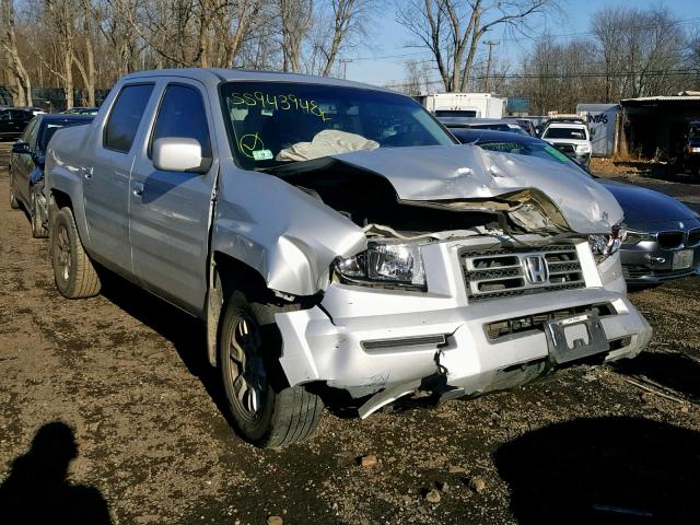 2HJYK16556H503299 - 2006 HONDA RIDGELINE SILVER photo 1