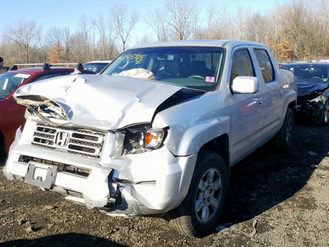 2HJYK16556H503299 - 2006 HONDA RIDGELINE SILVER photo 2