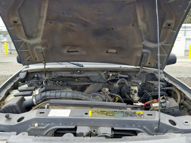 1FTYR14U45PA41838 - 2005 FORD RANGER SUP GRAY photo 7