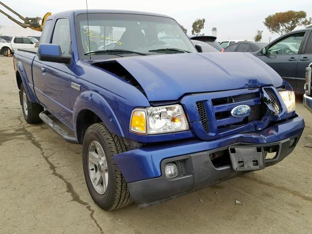 1FTYR44U36PA56818 - 2006 FORD RANGER SUP BLUE photo 1