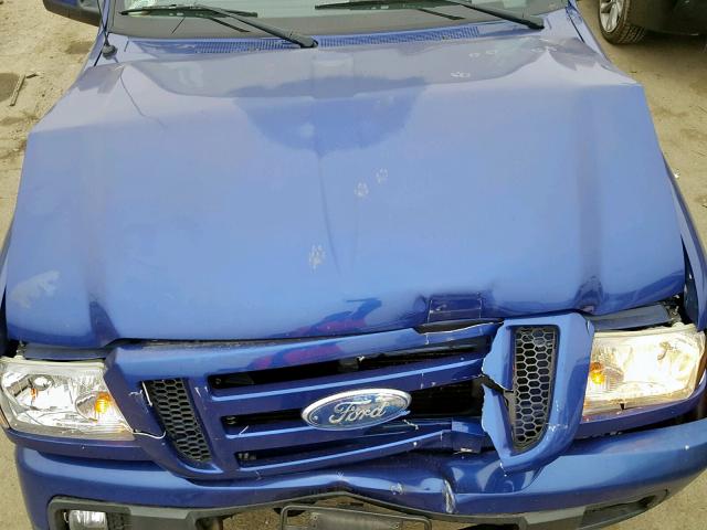 1FTYR44U36PA56818 - 2006 FORD RANGER SUP BLUE photo 7