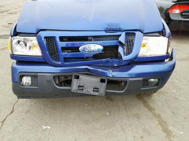 1FTYR44U36PA56818 - 2006 FORD RANGER SUP BLUE photo 9