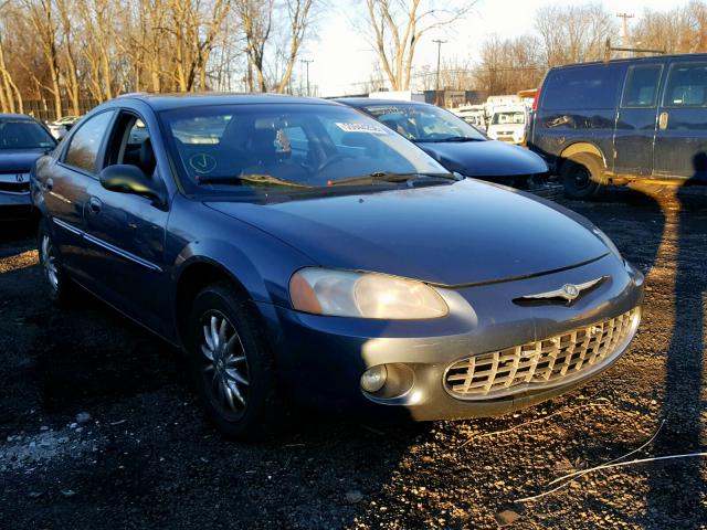 1C3AL56R52N127741 - 2002 CHRYSLER SEBRING LX GREEN photo 1