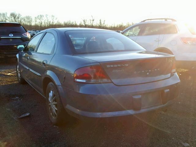 1C3AL56R52N127741 - 2002 CHRYSLER SEBRING LX GREEN photo 3