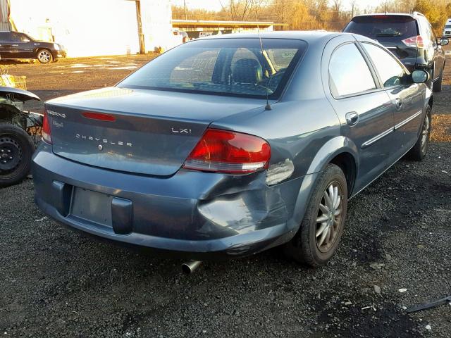 1C3AL56R52N127741 - 2002 CHRYSLER SEBRING LX GREEN photo 4