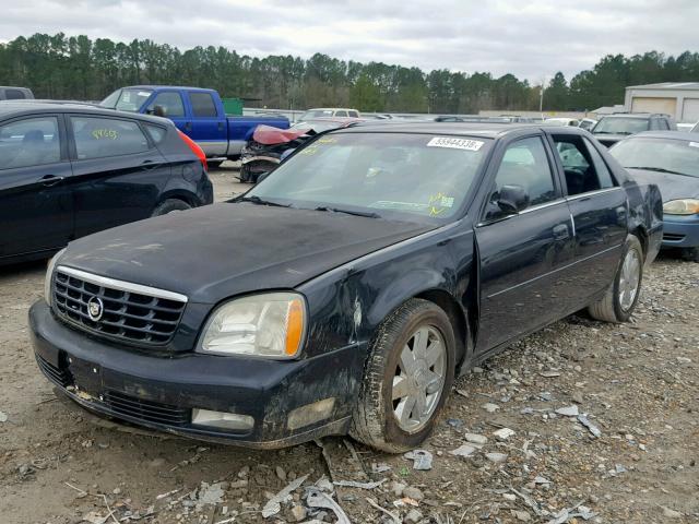 1G6KF57975U106103 - 2005 CADILLAC DEVILLE DT BLACK photo 2