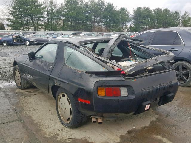 WP0JB0926ES861018 - 1984 PORSCHE 928 S BLACK photo 3