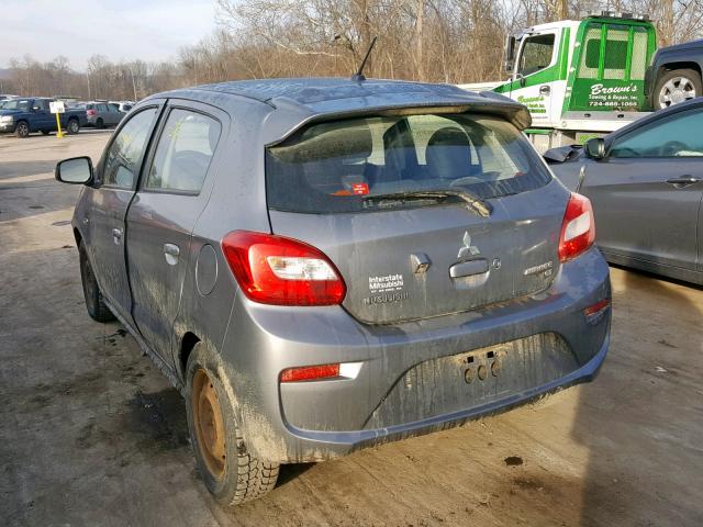 ML32A5HJ7HH001081 - 2017 MITSUBISHI MIRAGE GT GRAY photo 3