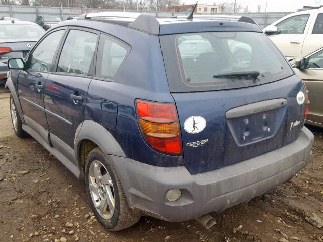 5Y2SL65886Z462053 - 2006 PONTIAC VIBE BLUE photo 3