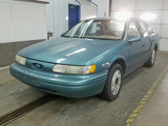 1FACP52U5PG325207 - 1993 FORD TAURUS GL GREEN photo 2