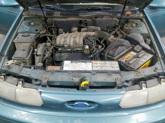 1FACP52U5PG325207 - 1993 FORD TAURUS GL GREEN photo 7