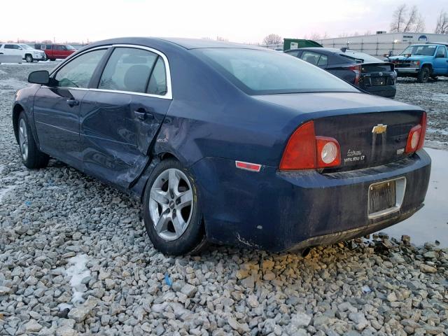 1G1ZC5E05AF127855 - 2010 CHEVROLET MALIBU 1LT BLUE photo 3