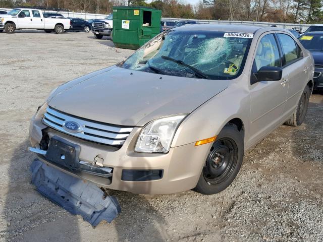 3FAFP06Z36R212272 - 2006 FORD FUSION S TAN photo 2