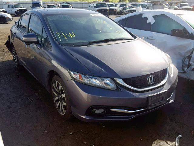 2HGFB2F92FH532412 - 2015 HONDA CIVIC EXL CHARCOAL photo 1