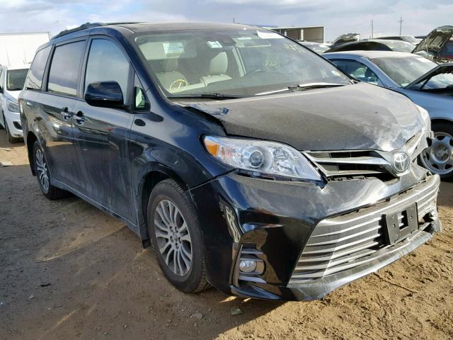 5TDYZ3DC9JS952282 - 2018 TOYOTA SIENNA XLE BLACK photo 1
