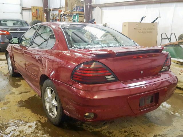 1G2NF52E64M695758 - 2004 PONTIAC GRAND AM S RED photo 3