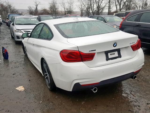 WBA4W9C52KAF94597 - 2019 BMW 440XI WHITE photo 3