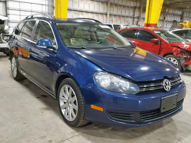 3VWPL7AJ8BM608786 - 2011 VOLKSWAGEN JETTA TDI BLUE photo 1