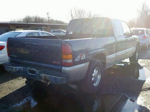 1GTEK19T2XE533063 - 1999 GMC NEW SIERRA BLUE photo 4