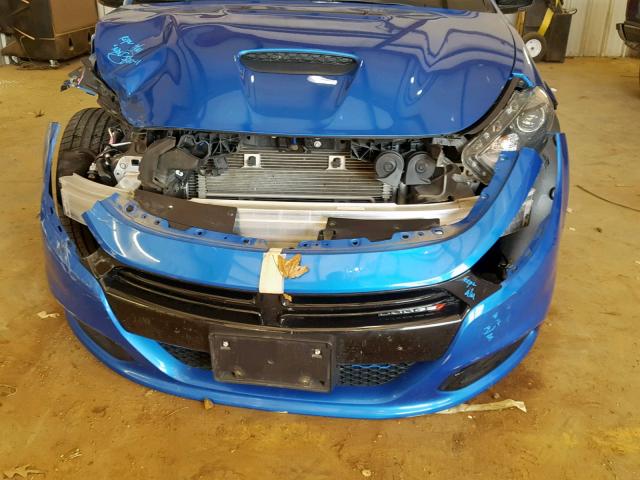 1C3CDFEB1GD701815 - 2016 DODGE DART GT BLUE photo 9