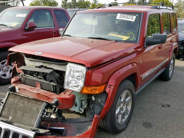1J8HG58286C170897 - 2006 JEEP COMMANDER Qırmızı foto 2