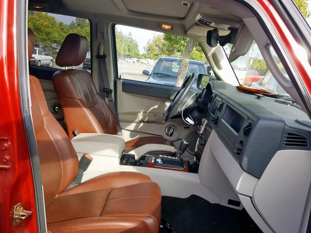 1J8HG58286C170897 - 2006 JEEP COMMANDER Qırmızı foto 5