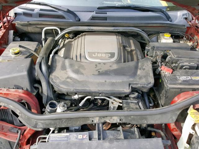 1J8HG58286C170897 - 2006 JEEP COMMANDER Qırmızı foto 7