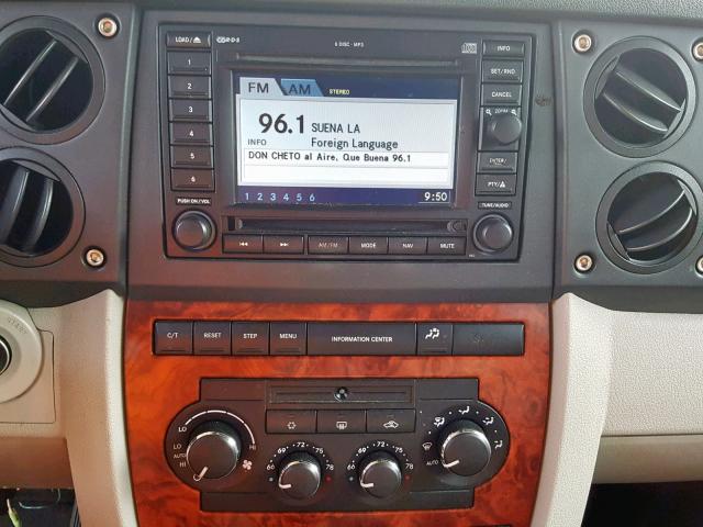 1J8HG58286C170897 - 2006 JEEP COMMANDER Qırmızı foto 9