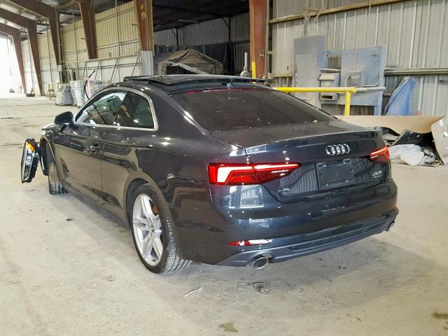 WAUUNAF52JA055330 - 2018 AUDI A5 PRESTIG GRAY photo 3