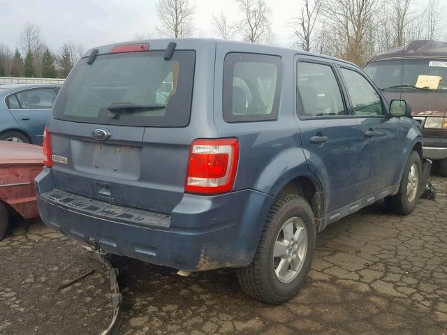 1FMCU9C70AKB21451 - 2010 FORD ESCAPE XLS BLUE photo 4