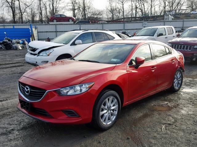 JM1GL1U53H1108667 - 2017 MAZDA 6 SPORT RED photo 2