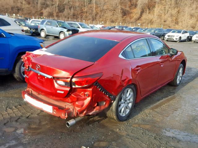 JM1GL1U53H1108667 - 2017 MAZDA 6 SPORT RED photo 4