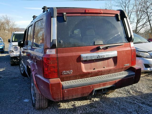 1J8HG58238C168879 - 2008 JEEP COMMANDER Qırmızı foto 3
