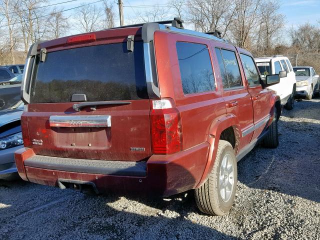 1J8HG58238C168879 - 2008 JEEP COMMANDER Qırmızı foto 4