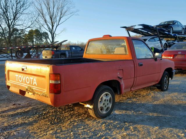 4TARN81A5RZ277701 - 1994 TOYOTA PICKUP 1/2 RED photo 4