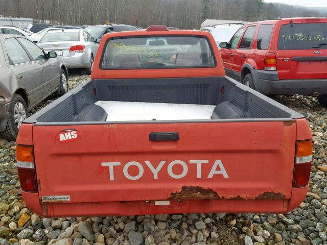 4TARN81A5RZ277701 - 1994 TOYOTA PICKUP 1/2 RED photo 6