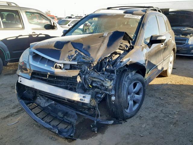 5J8TB18598A018498 - 2008 ACURA RDX TECHNO BLACK photo 2