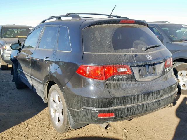 5J8TB18598A018498 - 2008 ACURA RDX TECHNO BLACK photo 3