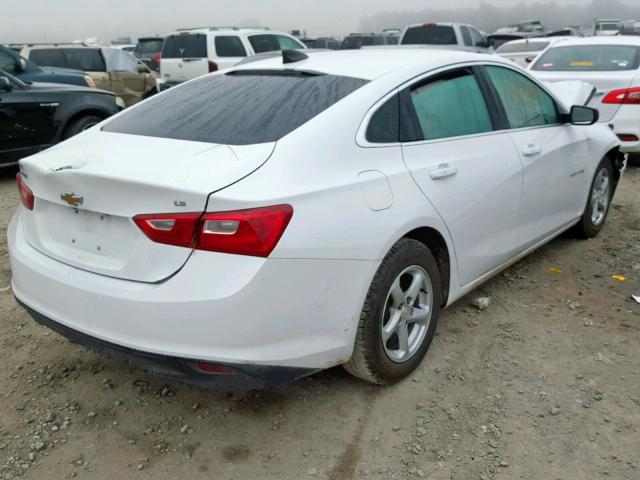1G1ZB5ST2GF190423 - 2016 CHEVROLET MALIBU LS WHITE photo 4