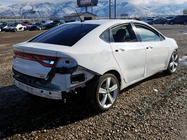 1C3CDFBH4DD219487 - 2013 DODGE DART SXT WHITE photo 4